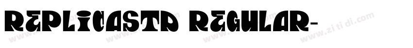 ReplicaStd Regular字体转换